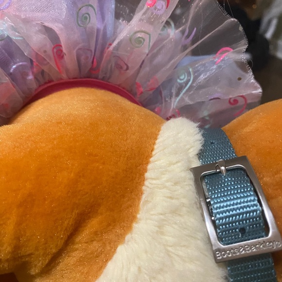 Build A Bear Disney Princess Belle Teacup Puppy rainbow tutu blue collar BAB - Picture 6 of 10